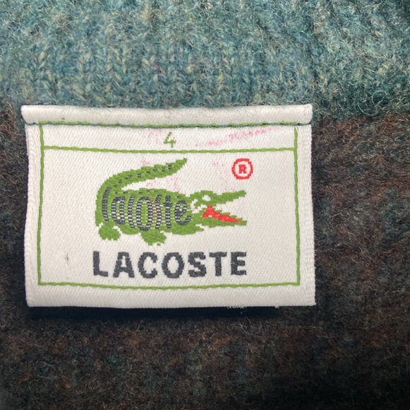 Lacoste Wool Sweater - Size 4 - Picture 5 of 6